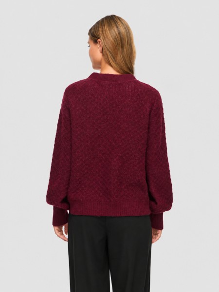 Casaco Vila Mulher Vituli V-Neck L/s Knit Cardigan/pb/rc