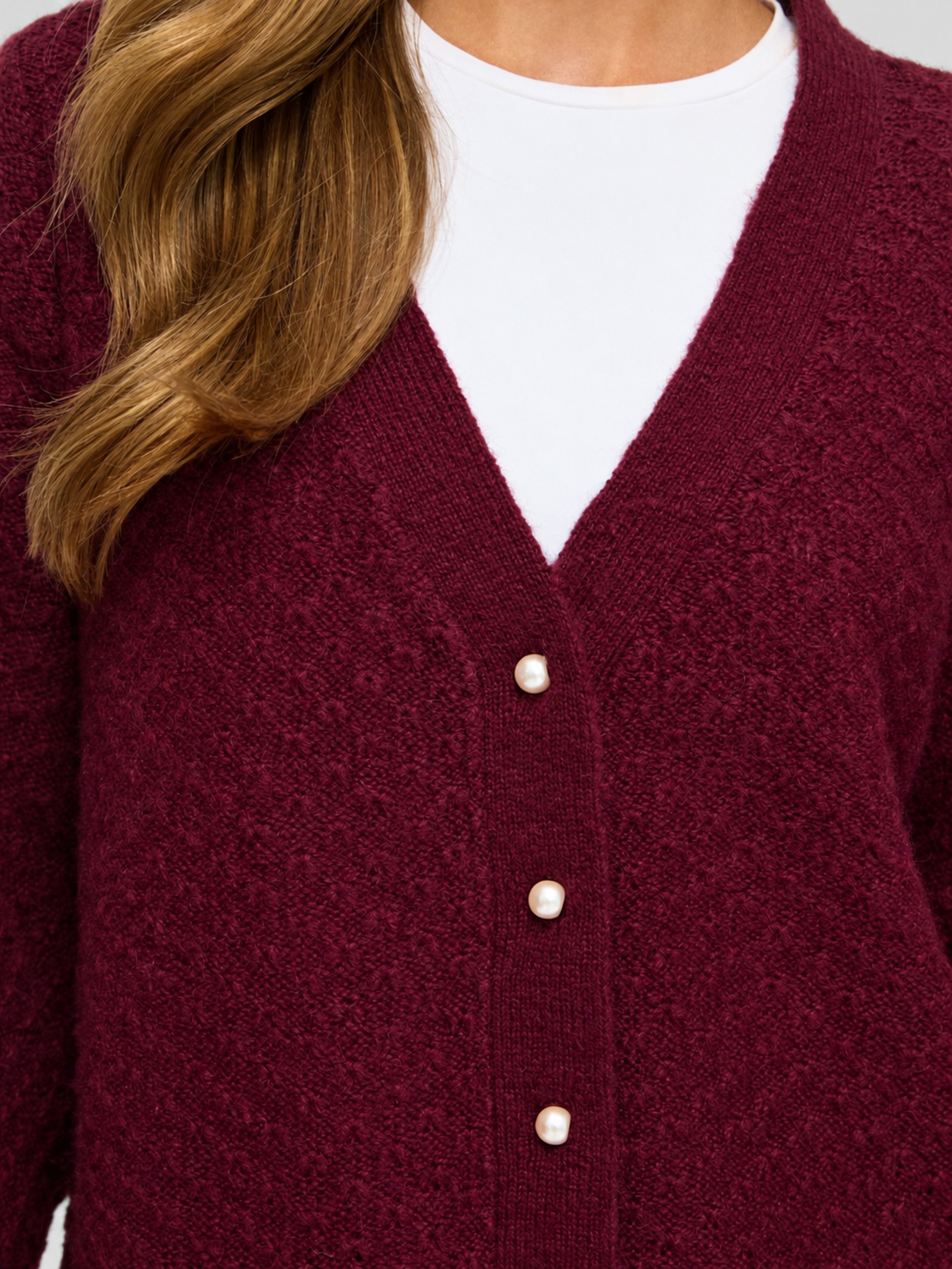 Chaqueta Mujer Burdeos Vila
