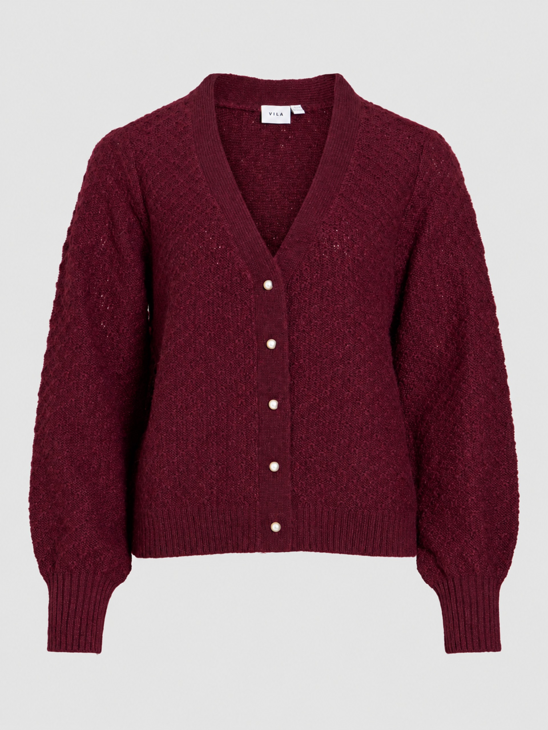 Chaqueta Mujer Burdeos Vila