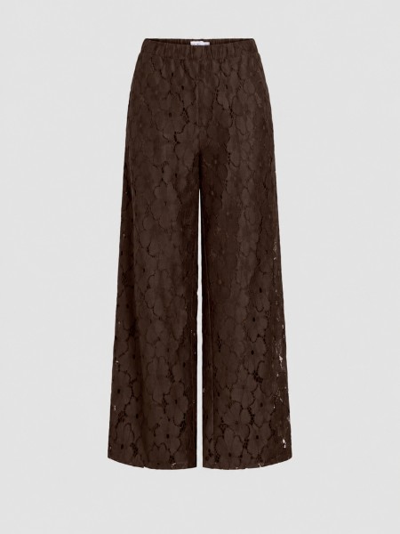 Cal�as Vila Mulher Vitonato Hw Wide Pants/rc