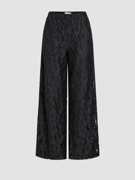 Cal�as Vila Mulher Vitonato Hw Wide Pants/rc