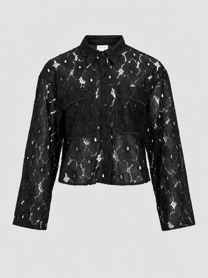 Camisa Mujer Negro Vila