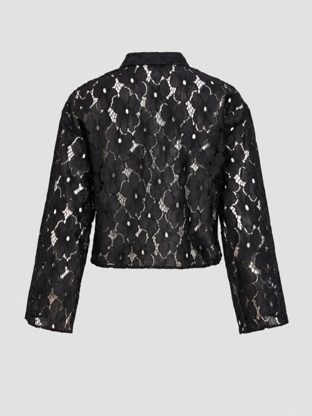 Camisa Vila Mulher Vitonato O-Neck L/s Shirt/rc