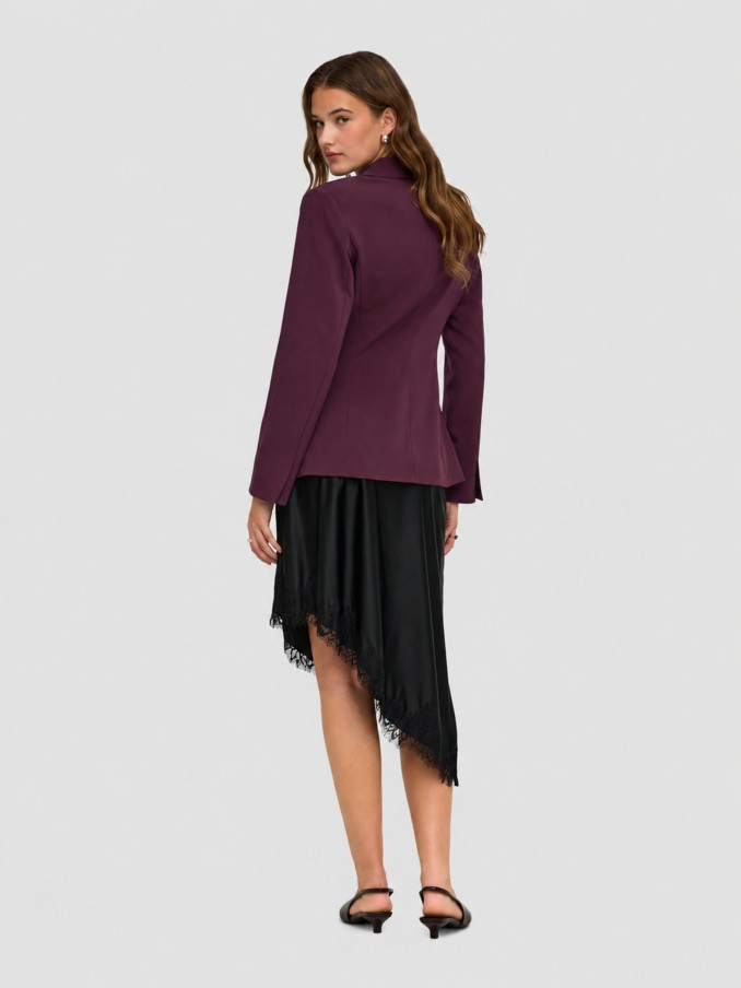 Blazer Woman Bordeaux Only