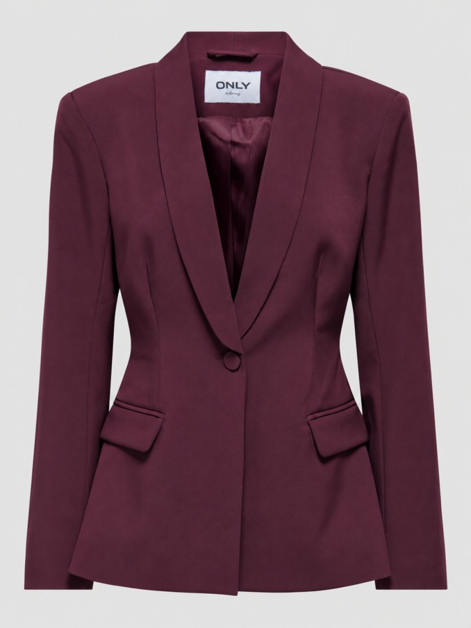 Blazer Woman Bordeaux Only