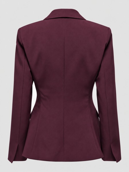 Blazer Woman Bordeaux Only Blazer Woman Bordeaux Only