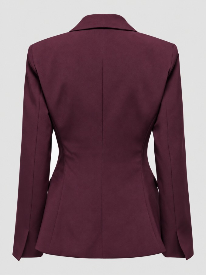 Blazer Woman Bordeaux Only