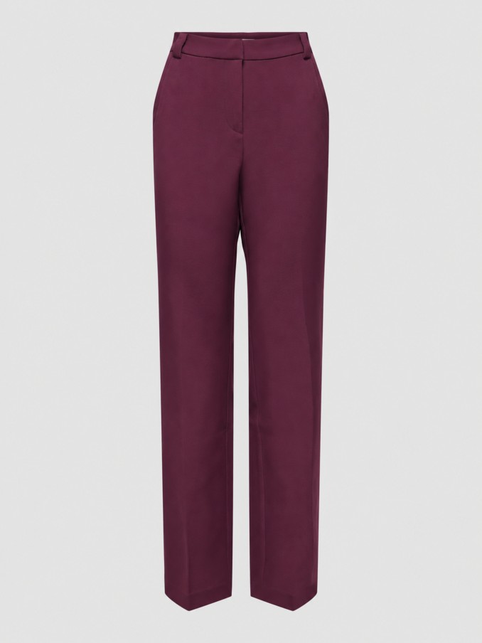 Pantalones Mujer Burdeos Only