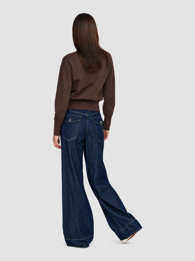 Chaqueta Mujer Casta�o Oscuro Only