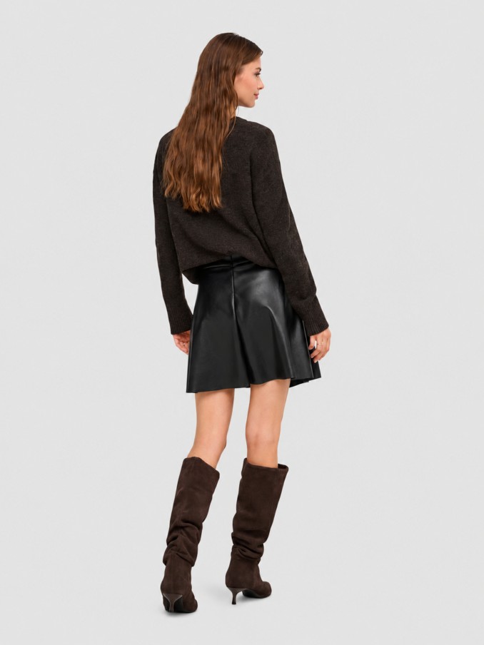 Falda Mujer Negro Only