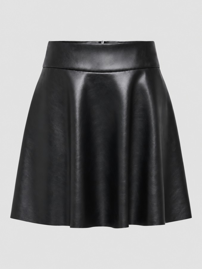 Falda Mujer Negro Only