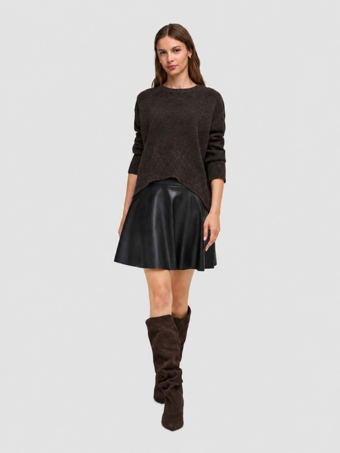 Falda Mujer Negro Only