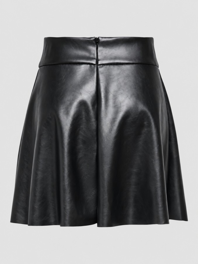 Falda Mujer Negro Only