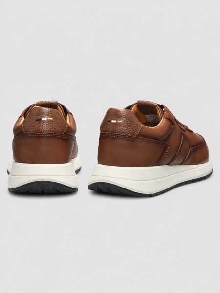 Sapatilha Boss Homem Leather Cow (10282422)