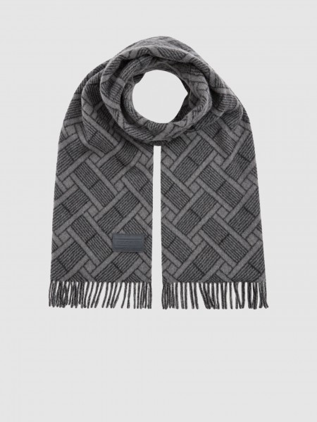 Cachecol Tommy Hilfiger Homem Th Flag Jacquard Scarf