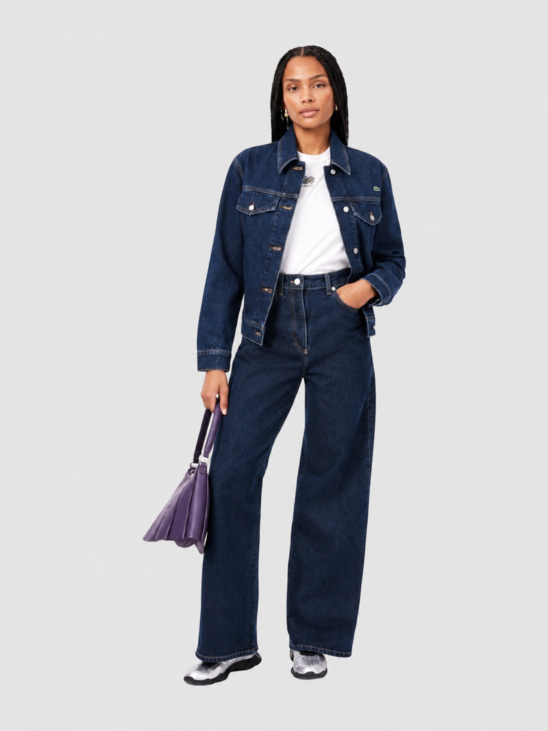 Jeans Mujer Jeans Oscuros Lacoste