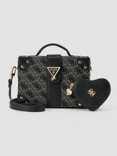 Mala Guess Menina Jacquard Clutch Bag