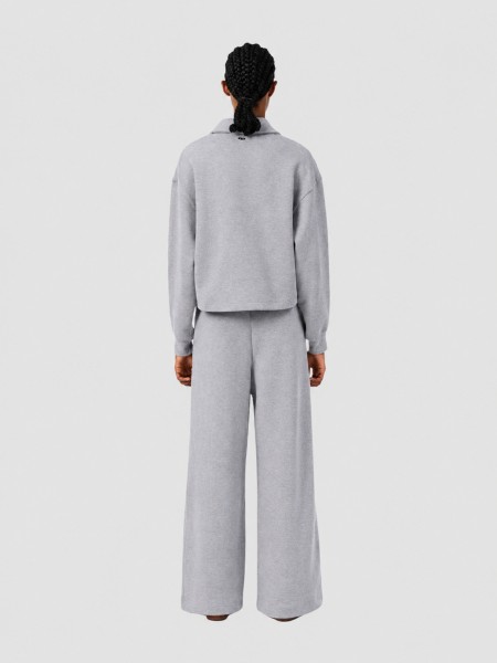 Pants Woman Light Gray Lacoste