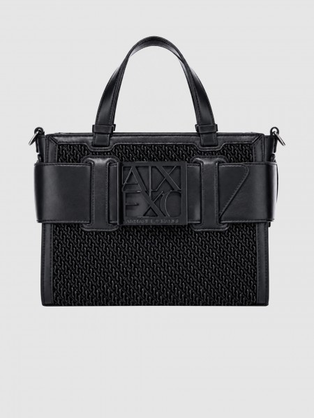 Mala Armani Exchange Mulher Susy Goffrato Tote M