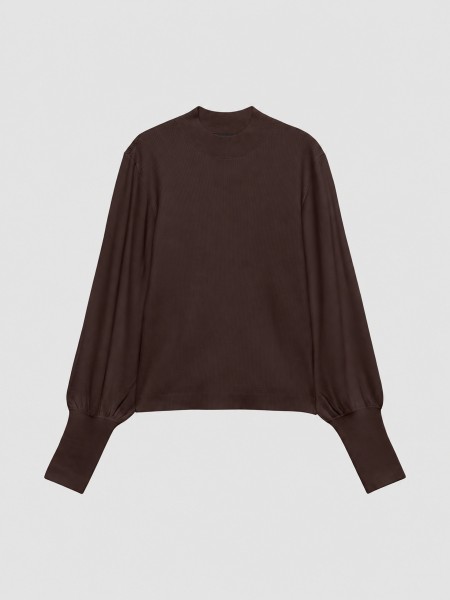 Sueter Mujer Castaño Oscuro Vero Moda Sueter Mujer Castaño Oscuro Vero Moda