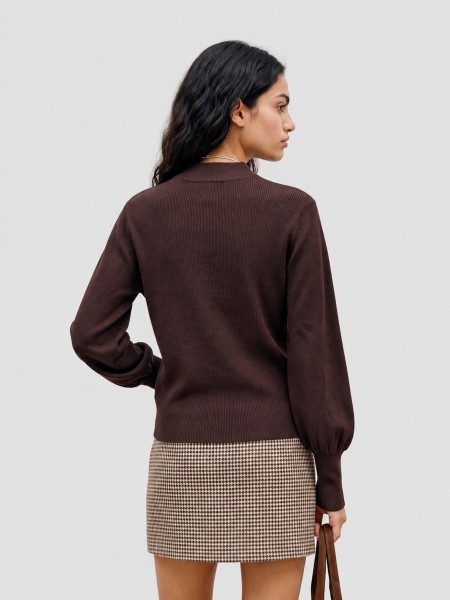 Sueter Mujer Castaño Oscuro Vero Moda Sueter Mujer Castaño Oscuro Vero Moda