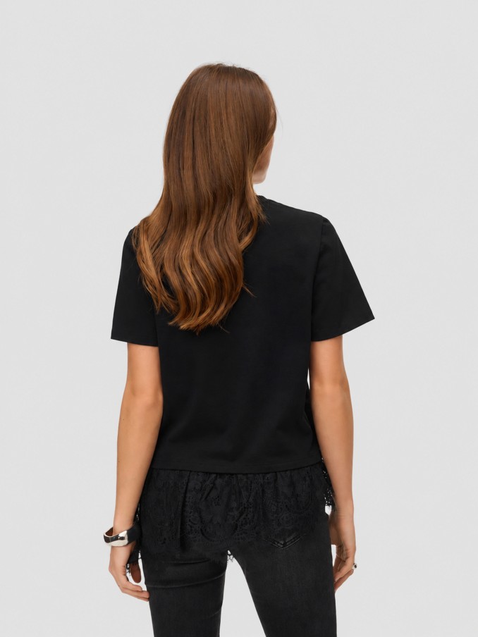 T-Shirt Woman Black Vero Moda