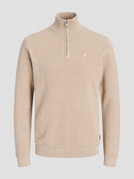 Camisola Jack & Jones Homem Jprbluryan Knit Half Zip