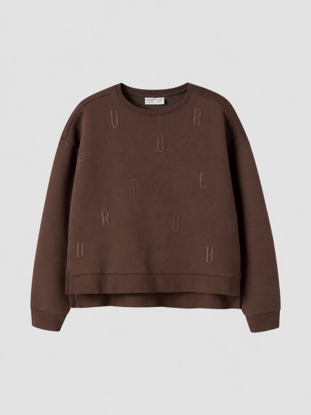 Sweatshirt Girl Brown Name It