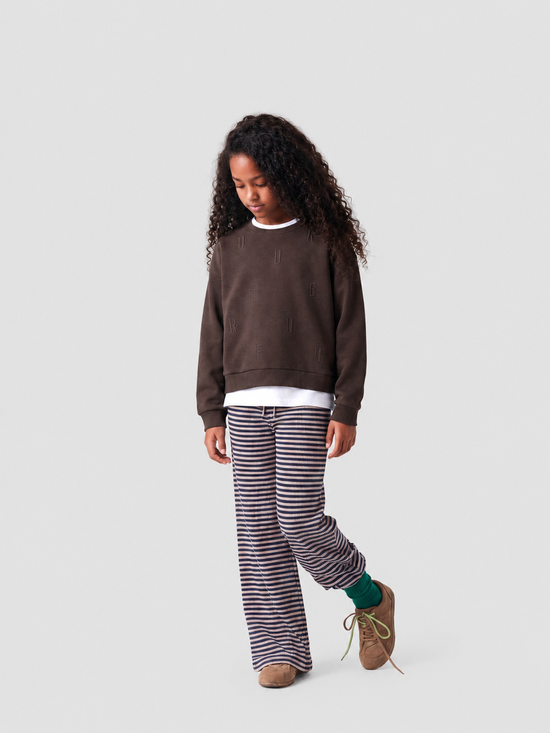 Sweatshirt Niña Marrón Name It