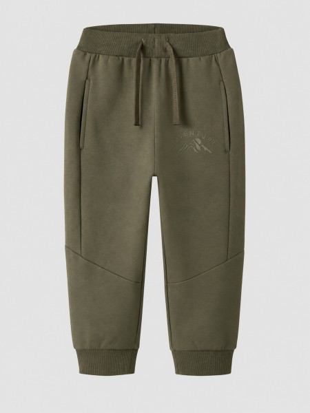 Pantalones Ni�o Verde Oscuro Name It