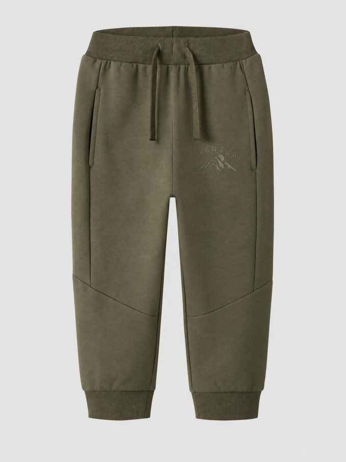 Pantalones Ni�o Verde Oscuro Name It