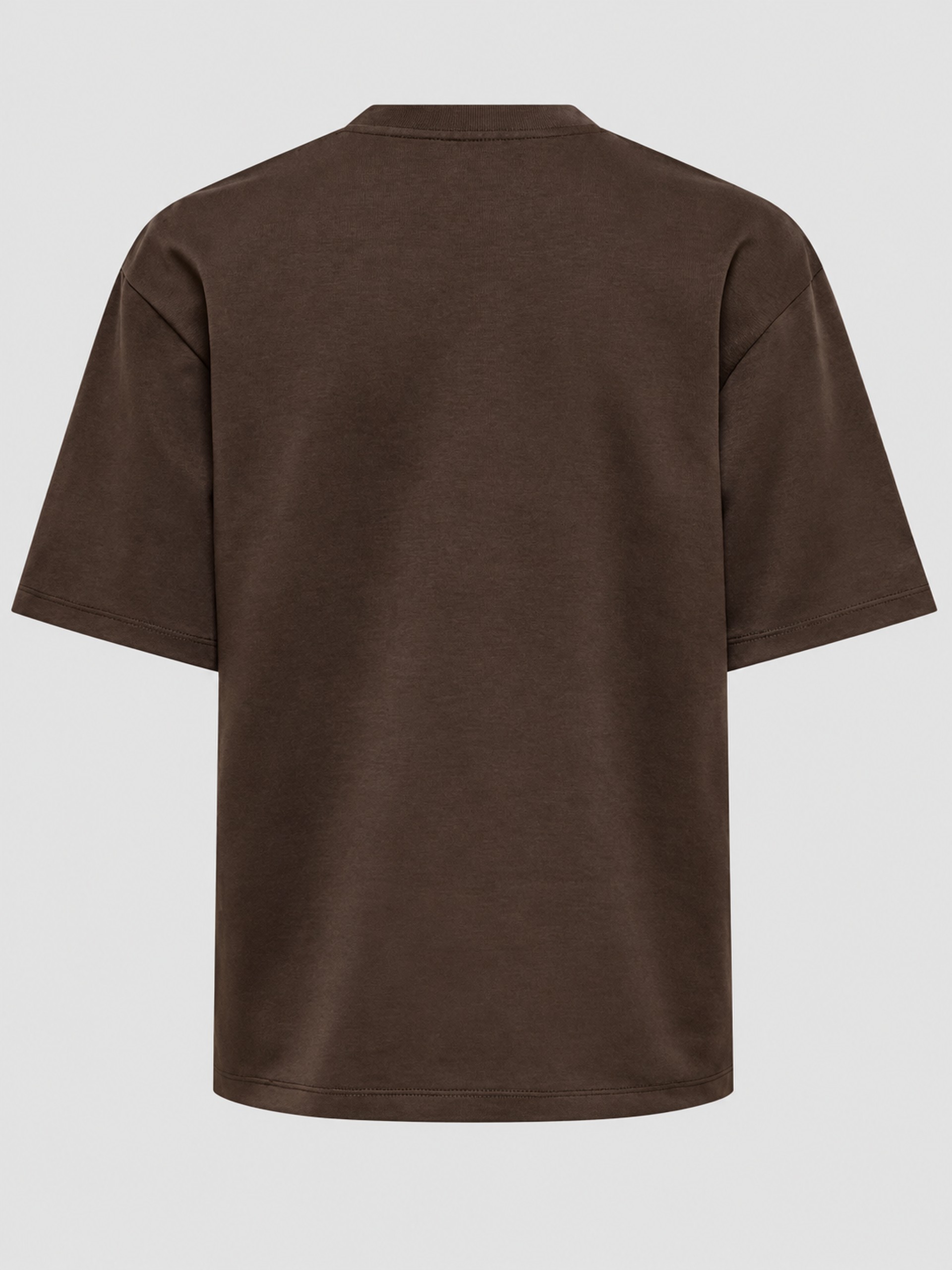 Camiseta Mujer Castaño Oscuro Only