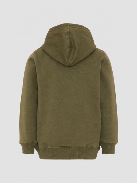 Sweatshirt Ni�o Verde Levis