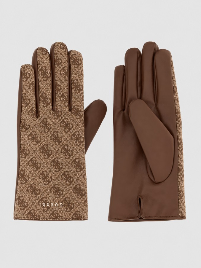 Gloves Woman Brown Guess