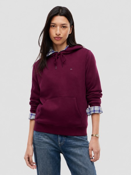Sweatshirt Tommy Jeans Mulher Tjw Reg S Flag Hoodie