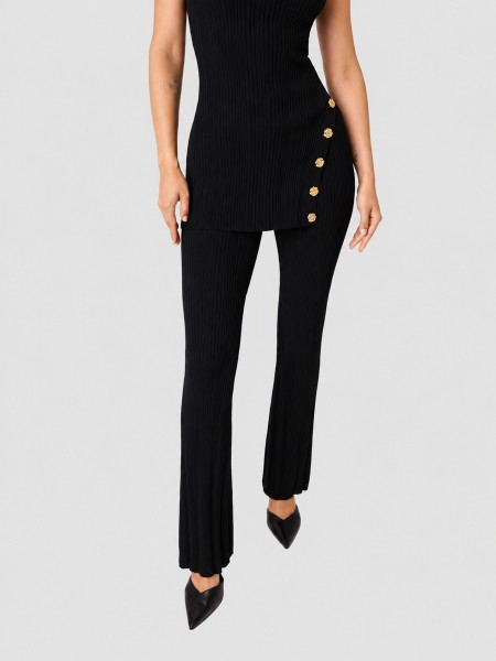 Pants Woman Black Guess Pants Woman Black Guess