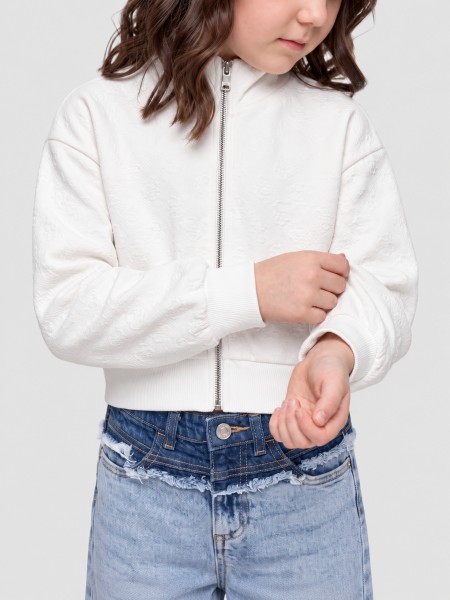 Chaqueta Ni�a Crema Guess