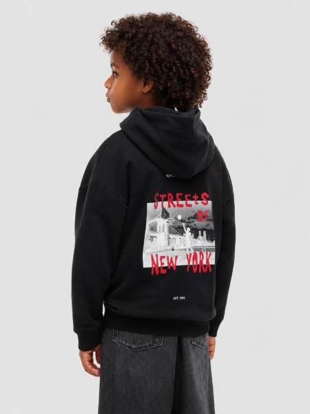 Sweatshirt Tommy Hilfiger Menino Flag Grafitti Hoodie