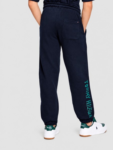 Cal�as Tommy Hilfiger Menino Flag Graffiti Sweatpant