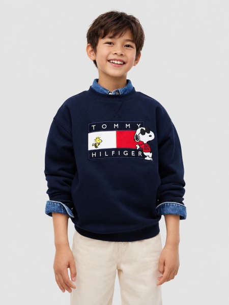 Camisola Tommy Hilfiger Menino Peanuts Crewneck