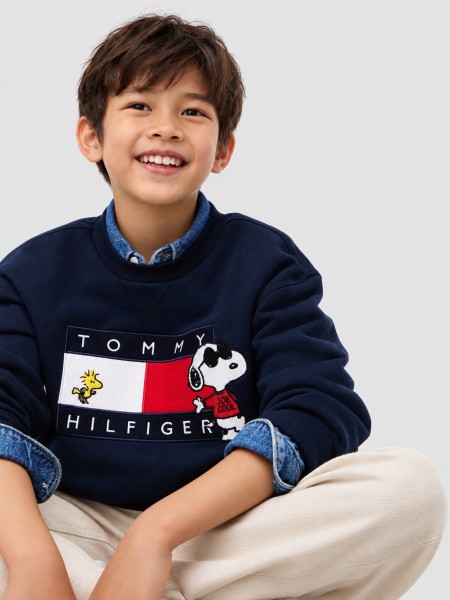 Camisola Tommy Hilfiger Menino Peanuts Crewneck