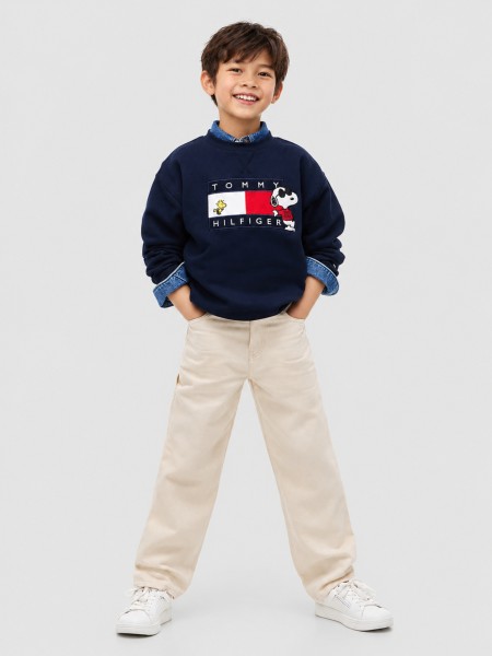 Camisola Tommy Hilfiger Menino Peanuts Crewneck
