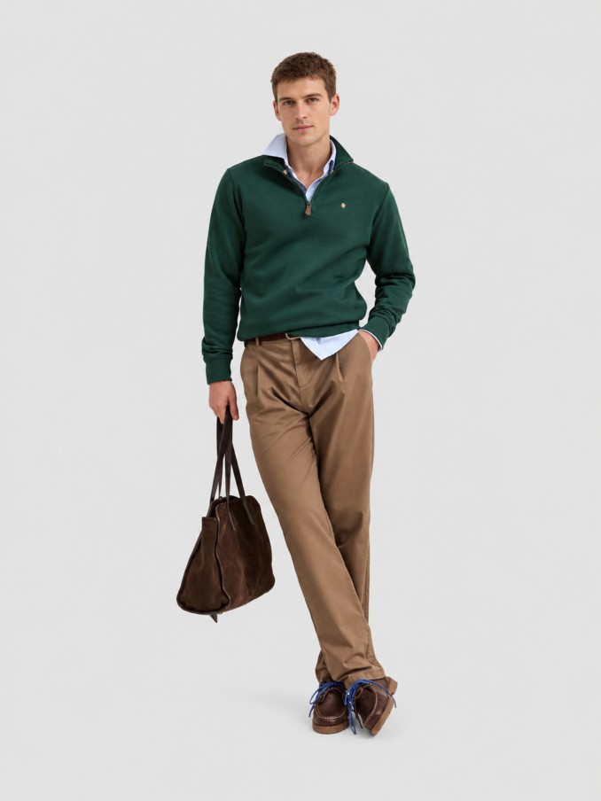 Sueter Hombre Verde Oscuro Lion Of Porches