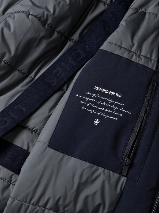 Jacket Man Navy Blue Lion Of Porches