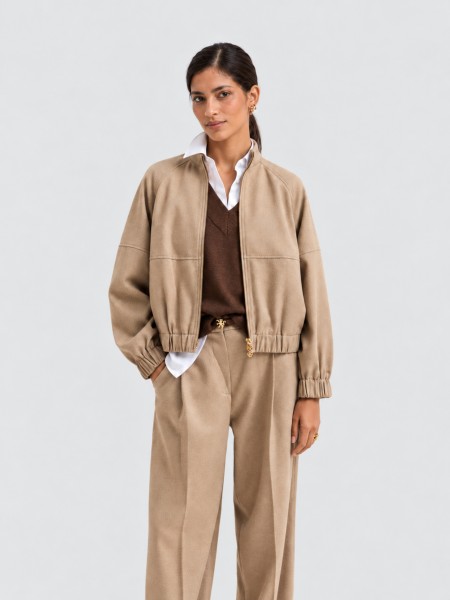 Chaqueta Mujer Beige Lion Of Porches Chaqueta Mujer Beige Lion Of Porches
