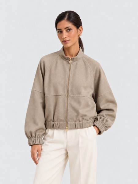 Chaqueta Mujer Beige Lion Of Porches Chaqueta Mujer Beige Lion Of Porches