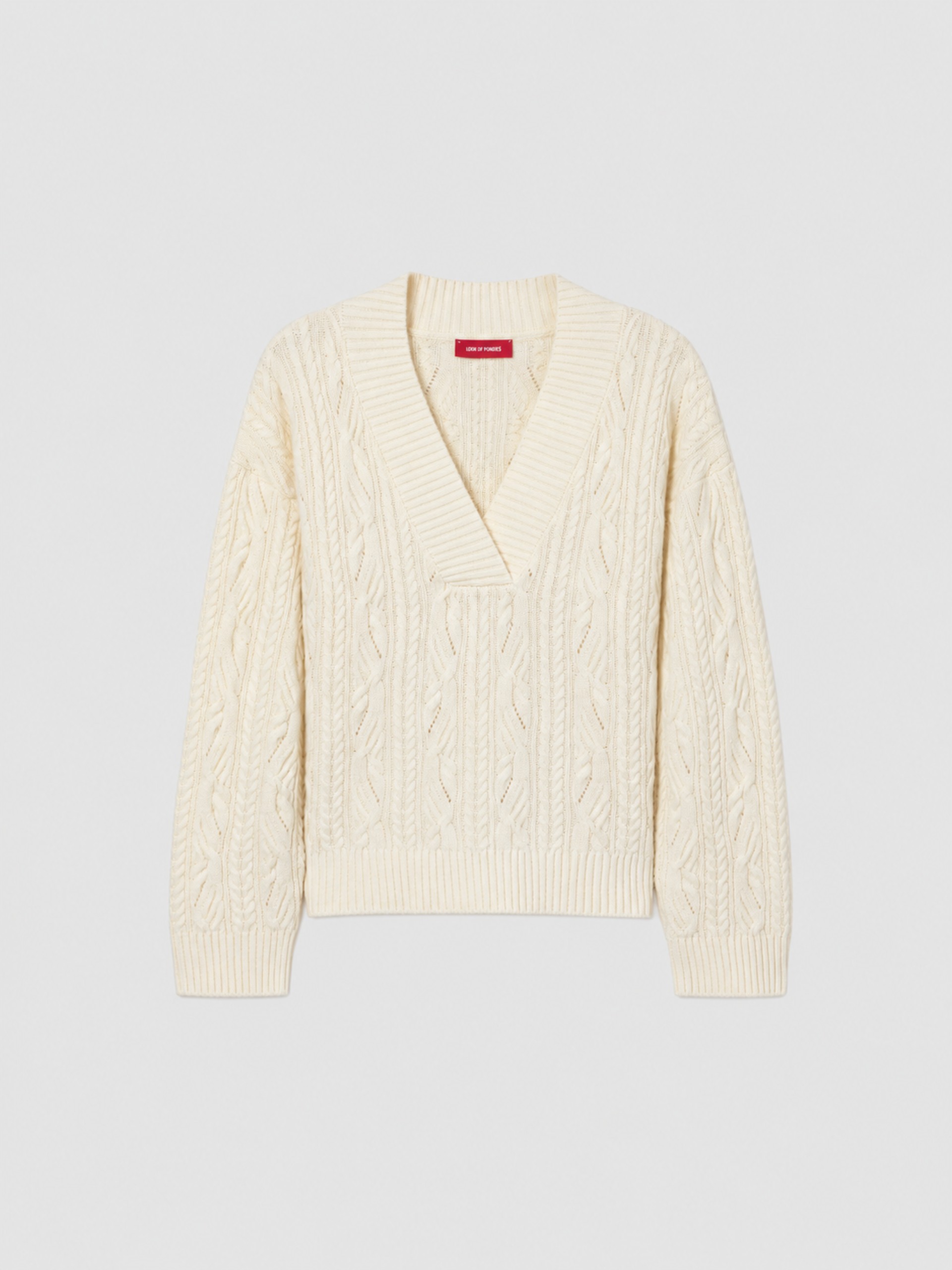 Pullover Woman Cream Lion Of Porches