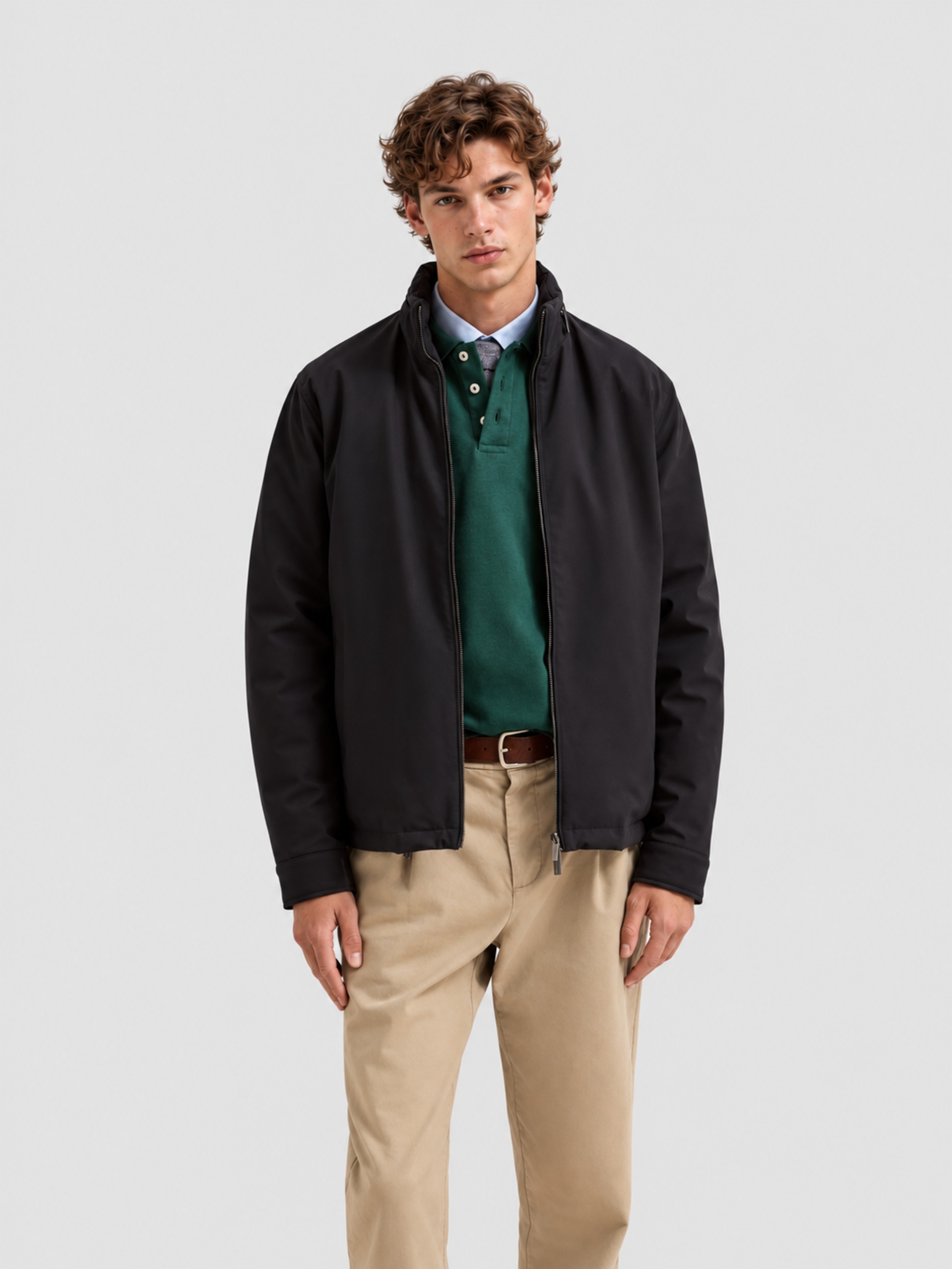 Jacket Man Navy Blue Lion Of Porches