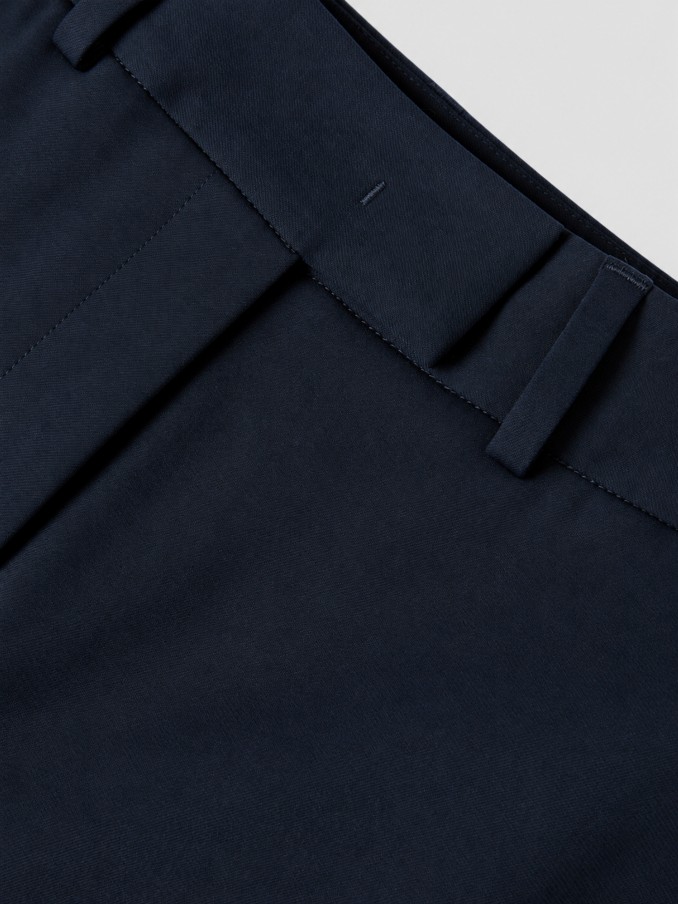 Pants Woman Navy Blue Lion Of Porches