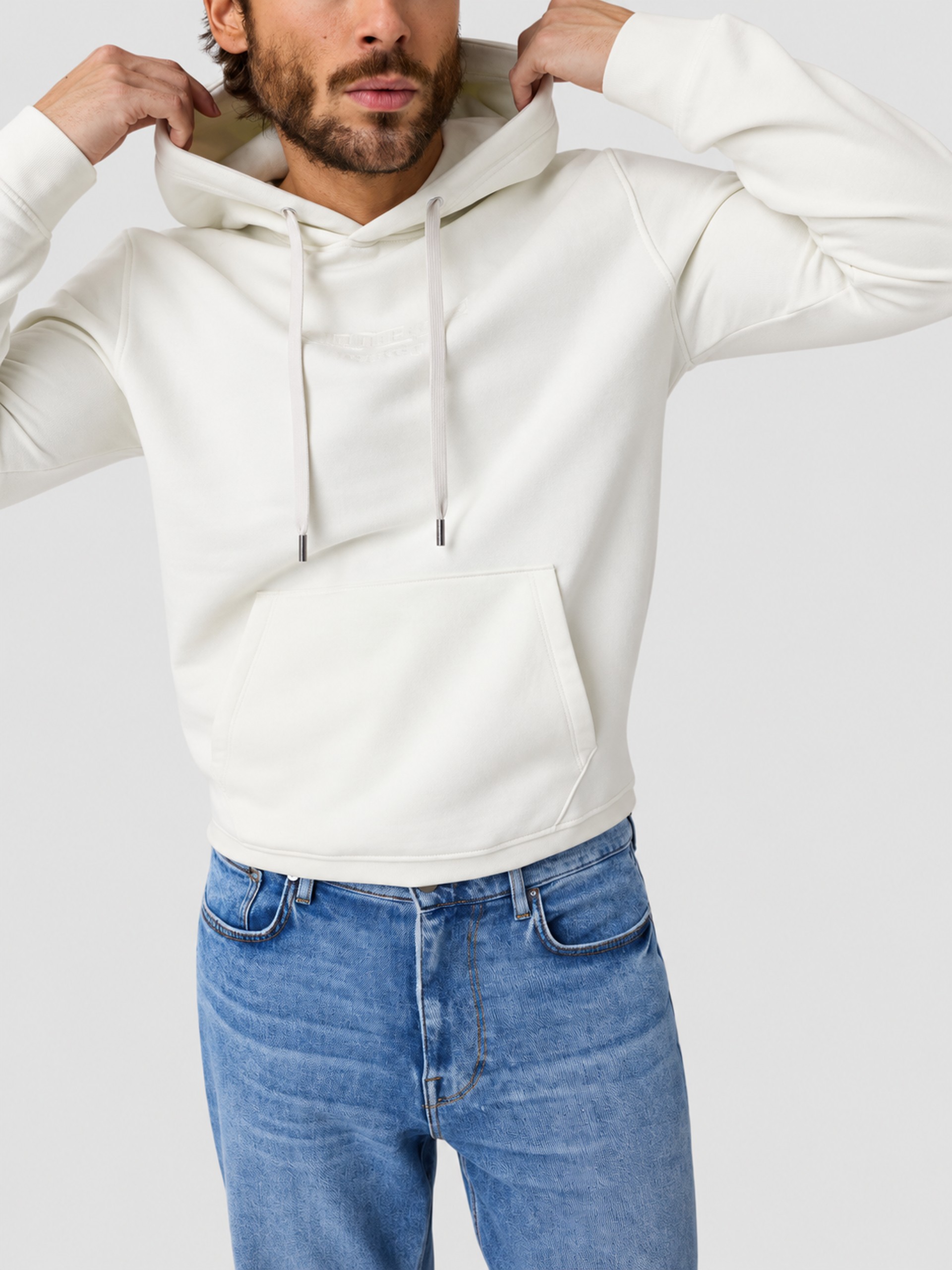 Sweatshirt Man Cream Guess